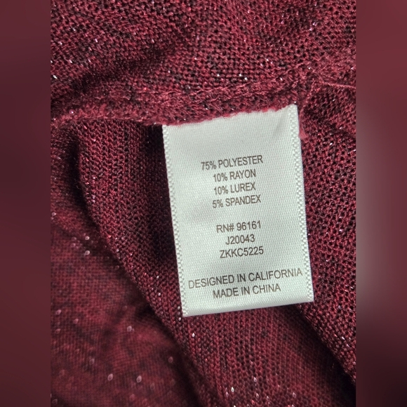 Bebop S Dress Fit And Flare 3/4 Sleeve Stretch Sparkle - Picture 5 of 5